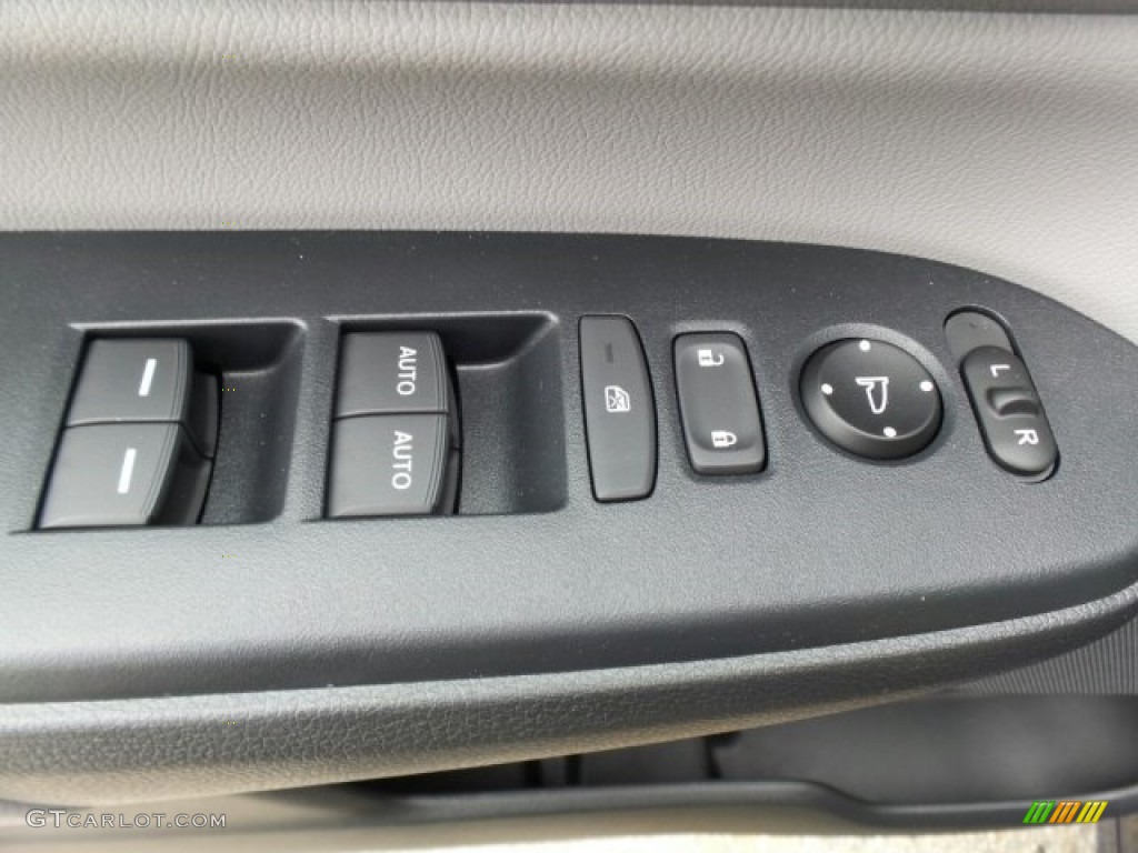 2017 CR-V EX-L AWD - Obsidian Blue Pearl / Gray photo #14
