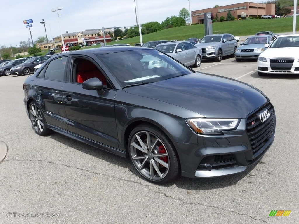 Daytona Gray Pearl 2017 Audi S3 2.0T Premium Plus quattro Exterior Photo #120169343