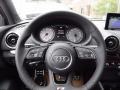 2017 Audi S3 Magma Red/Anthracite Stitching Interior Steering Wheel Photo