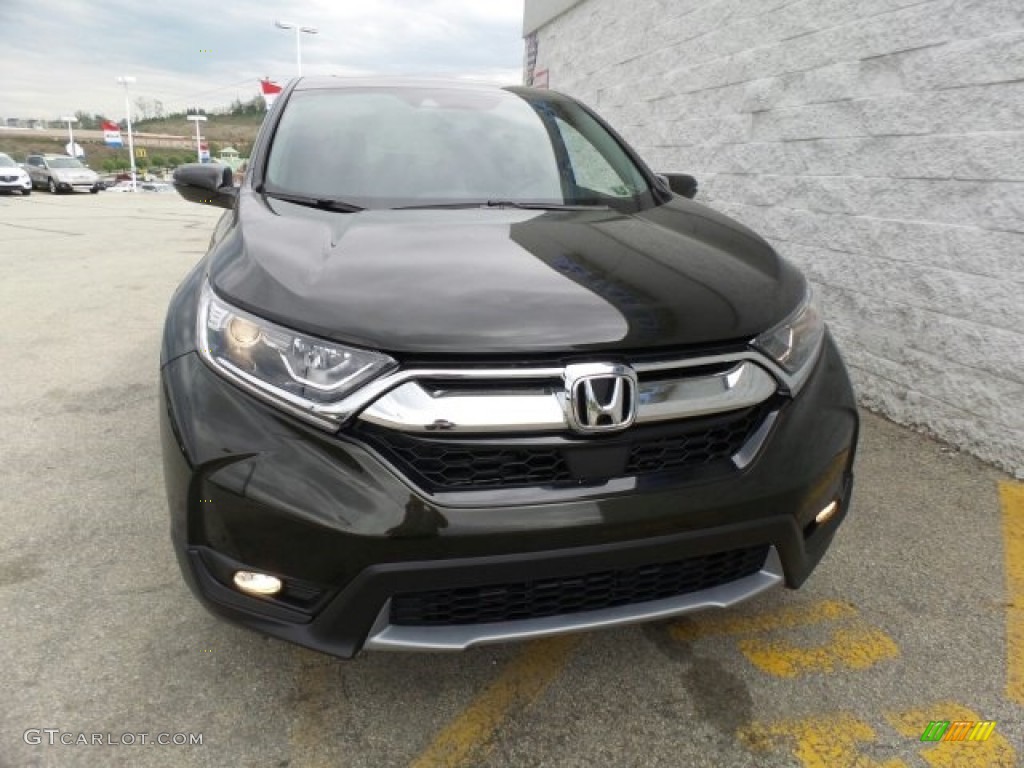 2017 CR-V EX-L AWD - Dark Olive Metallic / Black photo #4