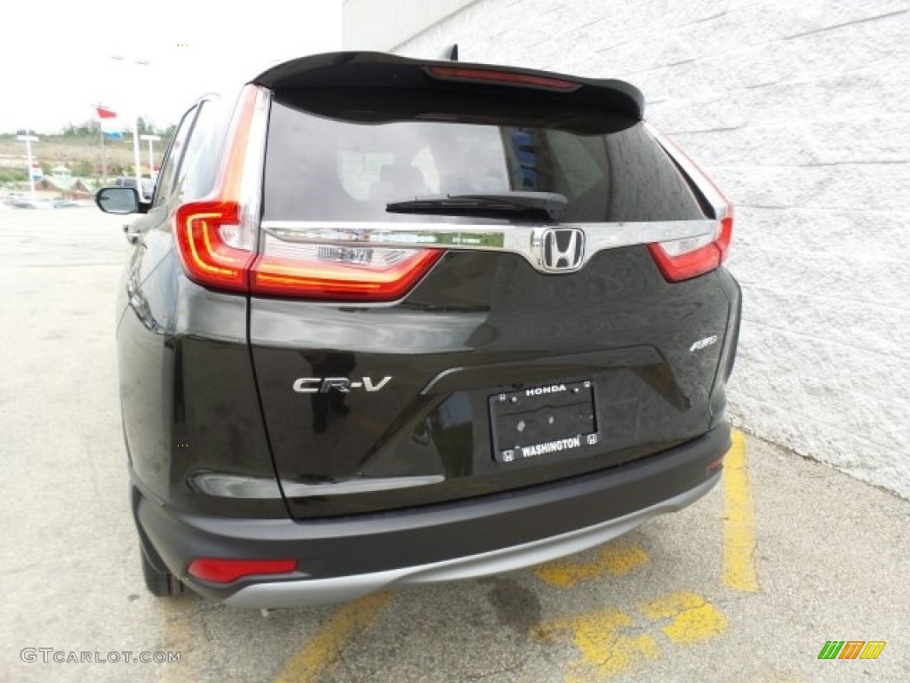 2017 CR-V EX-L AWD - Dark Olive Metallic / Black photo #7