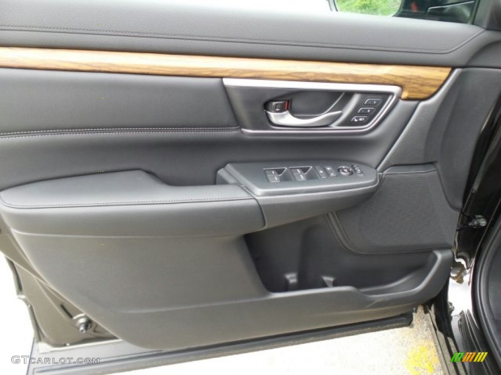 2017 CR-V EX-L AWD - Dark Olive Metallic / Black photo #13