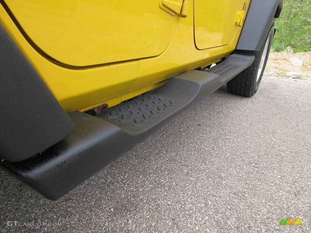 2008 Wrangler Unlimited X 4x4 - Detonator Yellow / Dark Slate Gray/Med Slate Gray photo #9