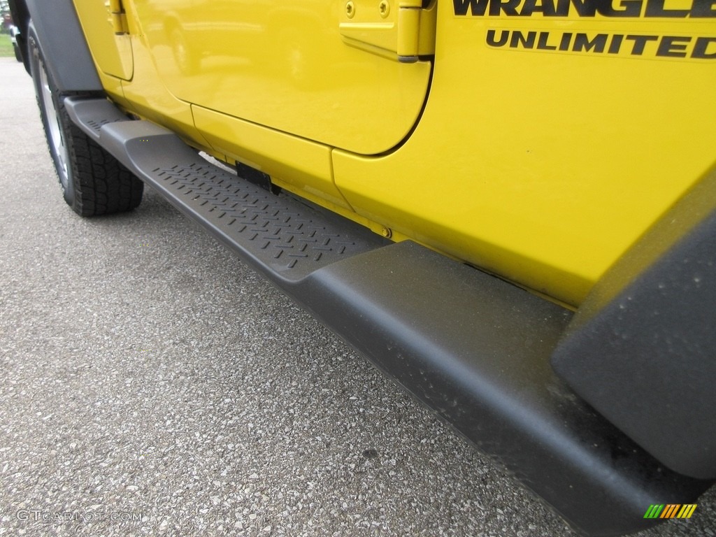 2008 Wrangler Unlimited X 4x4 - Detonator Yellow / Dark Slate Gray/Med Slate Gray photo #10