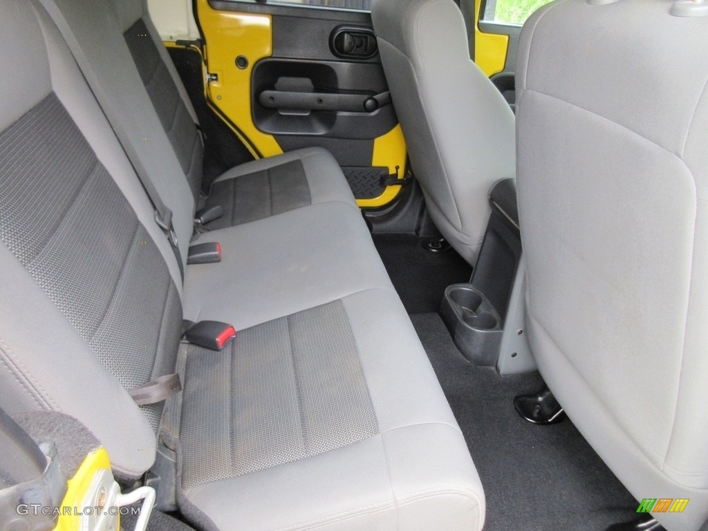 2008 Wrangler Unlimited X 4x4 - Detonator Yellow / Dark Slate Gray/Med Slate Gray photo #15