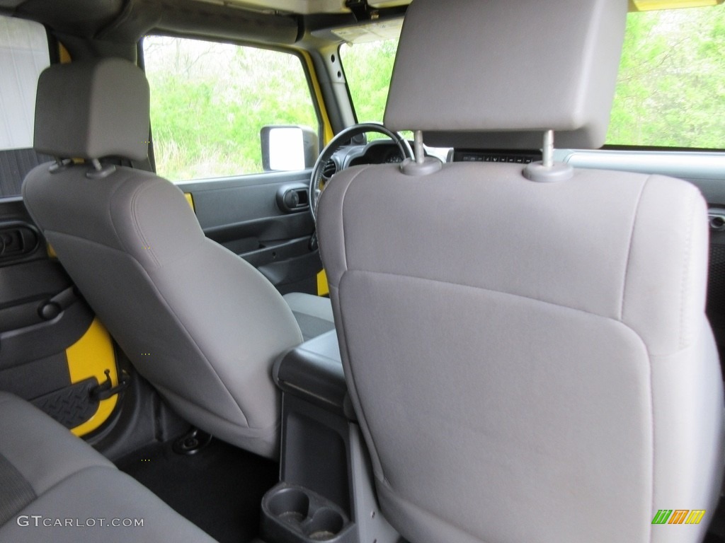 2008 Wrangler Unlimited X 4x4 - Detonator Yellow / Dark Slate Gray/Med Slate Gray photo #16