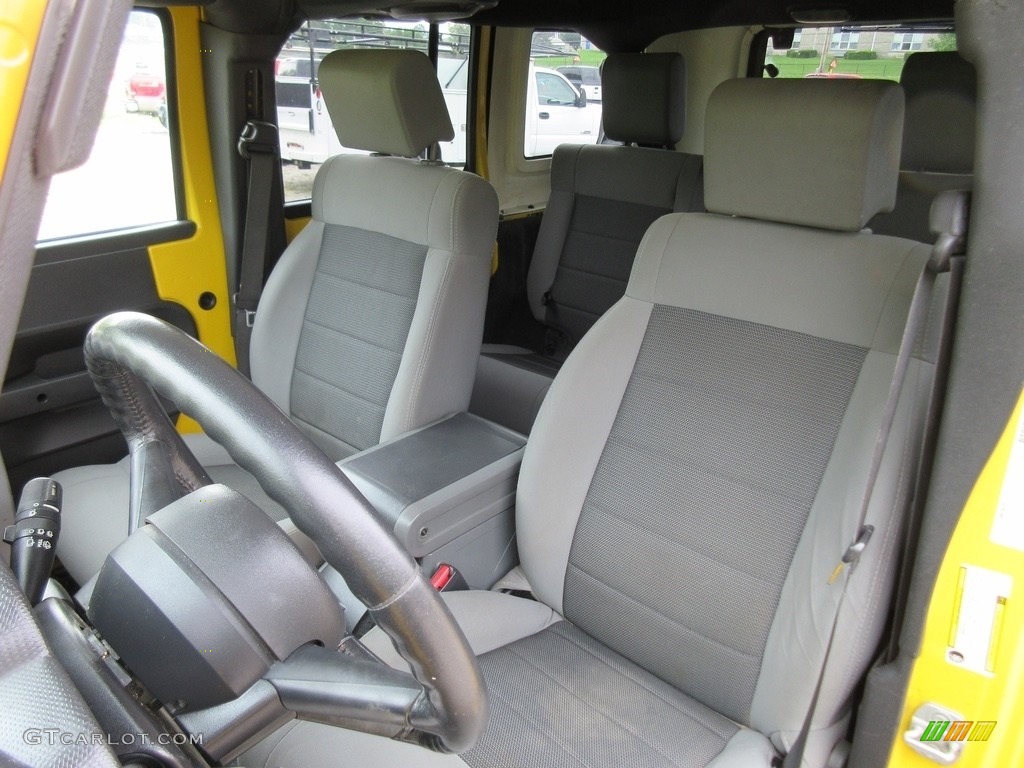 2008 Wrangler Unlimited X 4x4 - Detonator Yellow / Dark Slate Gray/Med Slate Gray photo #25