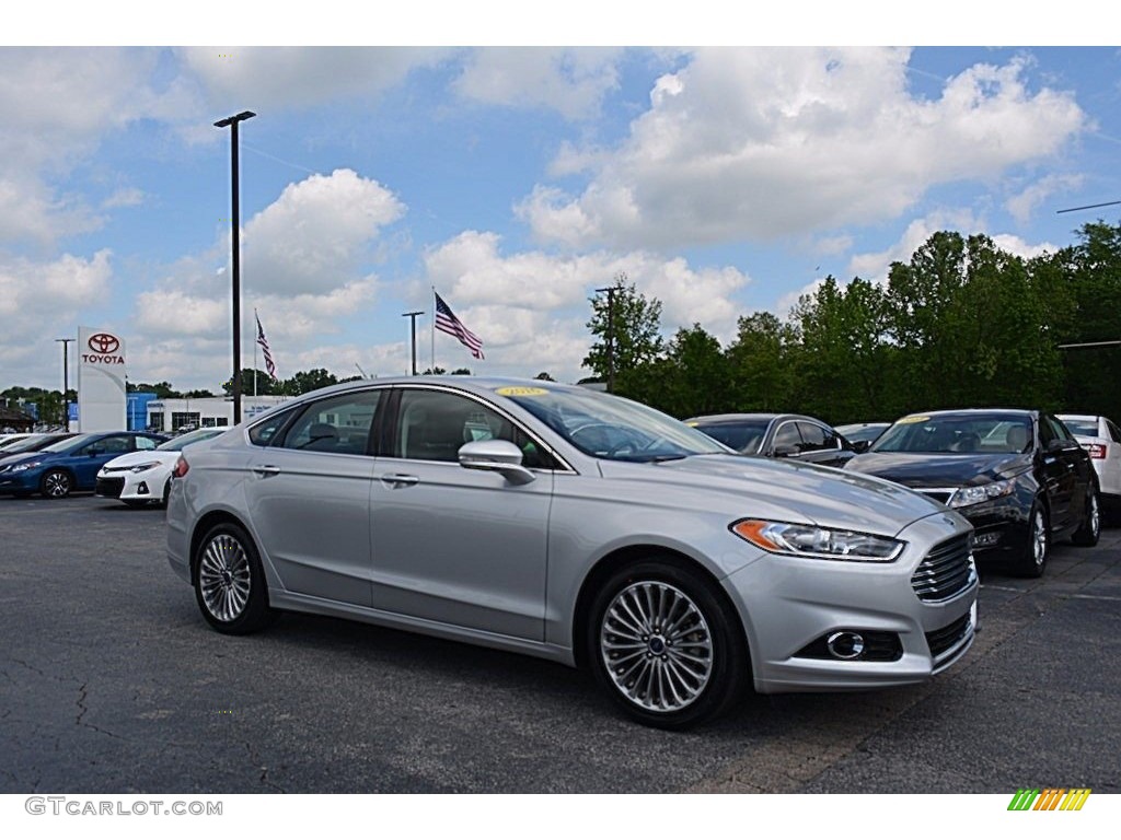 2016 Fusion Titanium - Ingot Silver Metallic / Charcoal Black photo #1