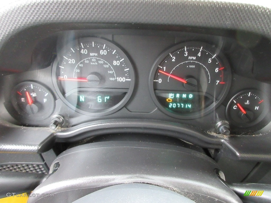 2008 Wrangler Unlimited X 4x4 - Detonator Yellow / Dark Slate Gray/Med Slate Gray photo #36