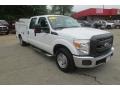 Oxford White - F250 Super Duty XL Crew Cab Photo No. 3