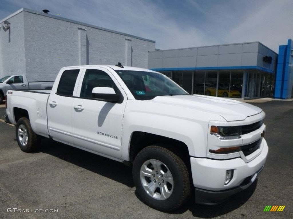 2017 Silverado 1500 LT Double Cab 4x4 - Summit White / Jet Black photo #1