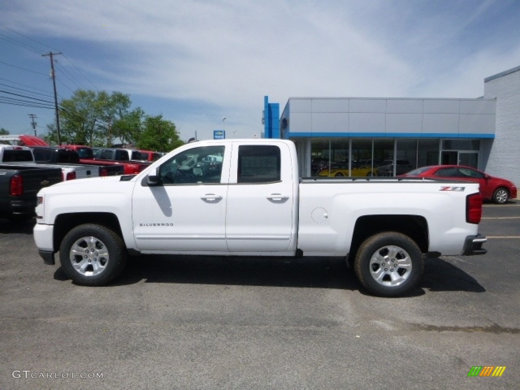 2017 Silverado 1500 LT Double Cab 4x4 - Summit White / Jet Black photo #2