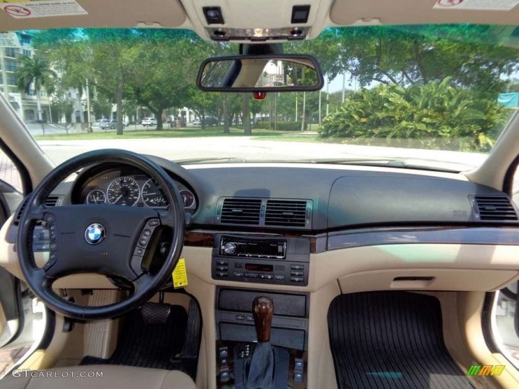 2003 3 Series 330i Sedan - Alpine White / Sand photo #3