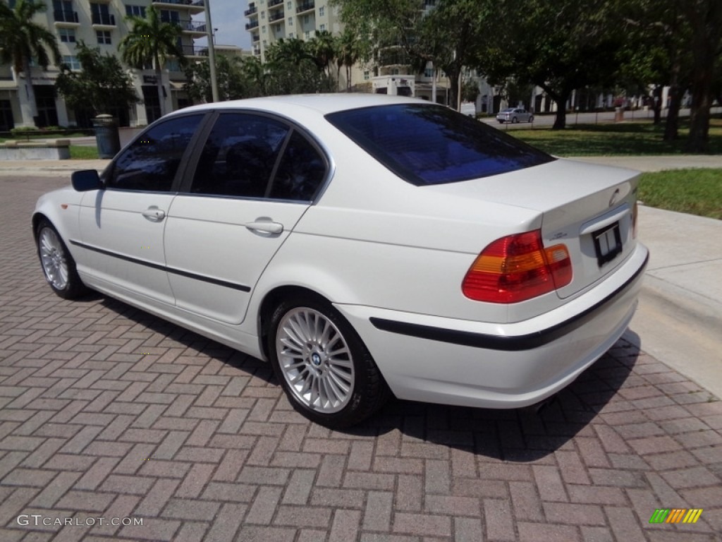 2003 3 Series 330i Sedan - Alpine White / Sand photo #6