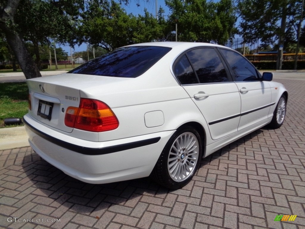 2003 3 Series 330i Sedan - Alpine White / Sand photo #10