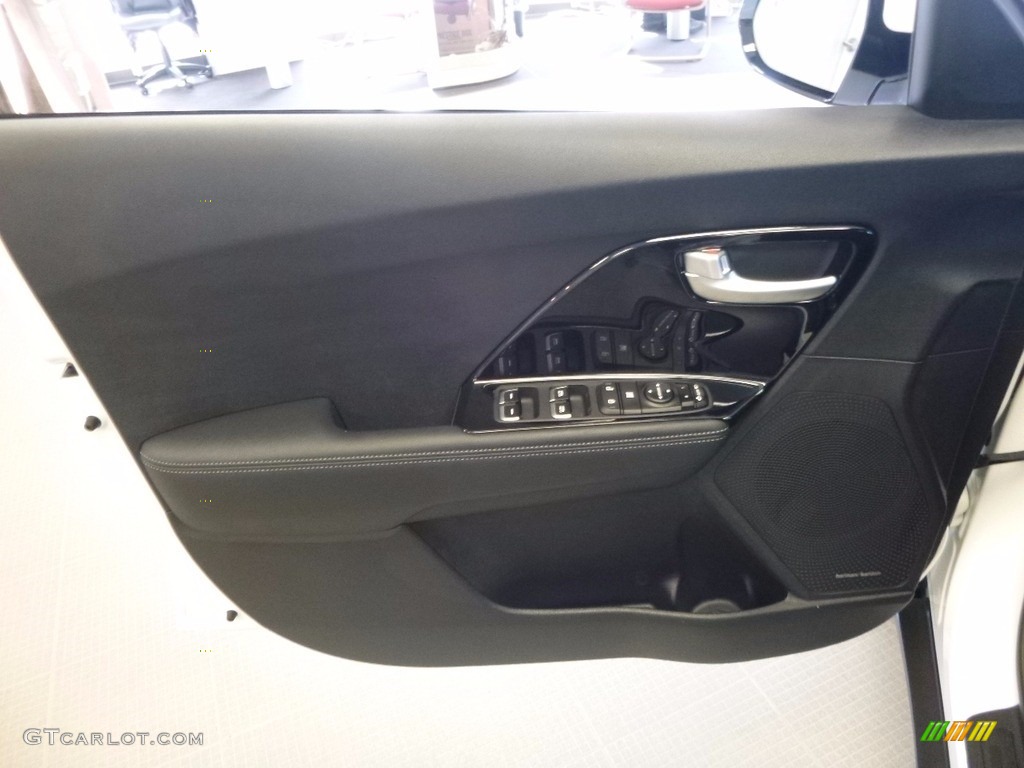 2017 Kia Niro Touring Hybrid Charcoal Door Panel Photo #120175859