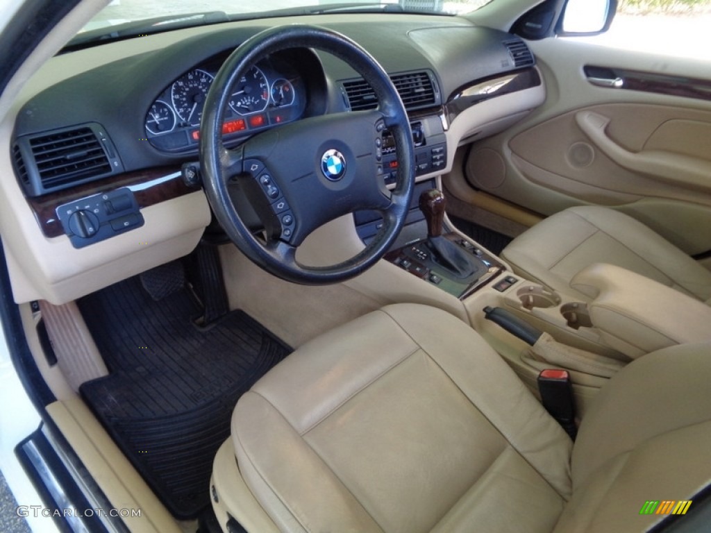 Sand Interior 2003 BMW 3 Series 330i Sedan Photo #120176039