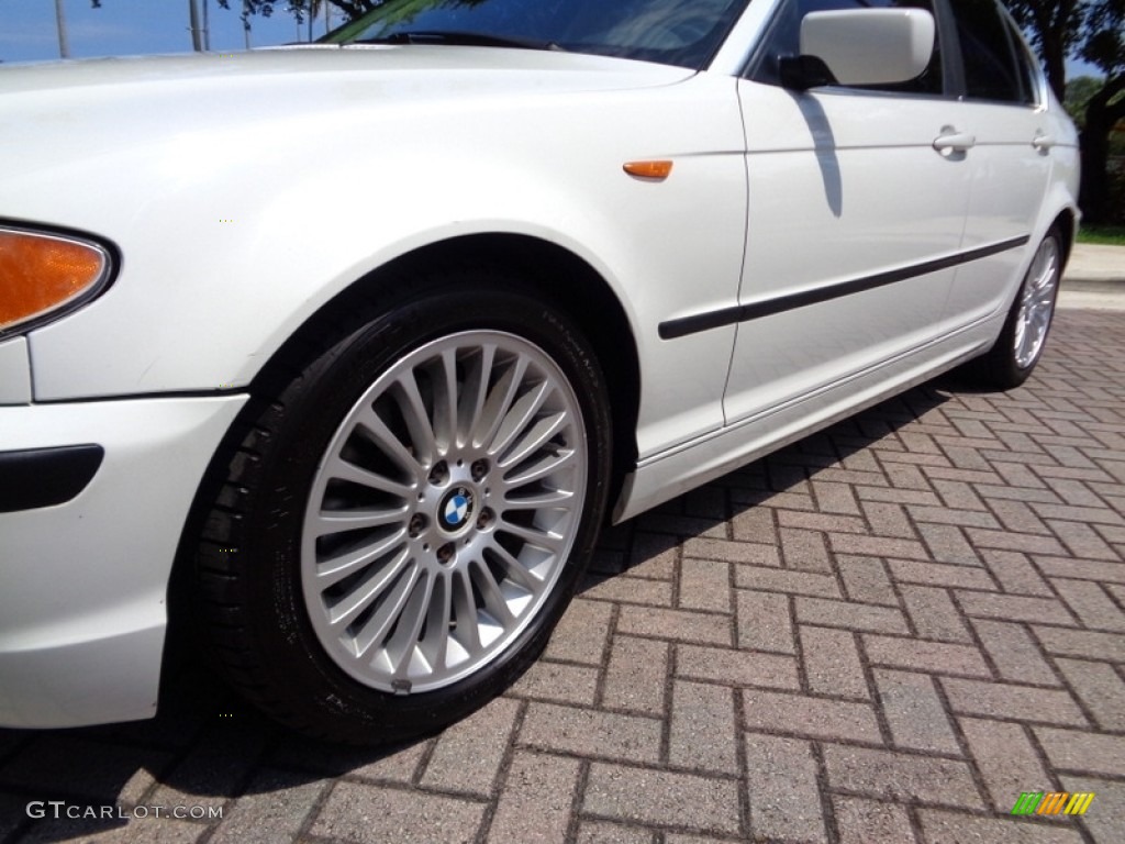 2003 3 Series 330i Sedan - Alpine White / Sand photo #56