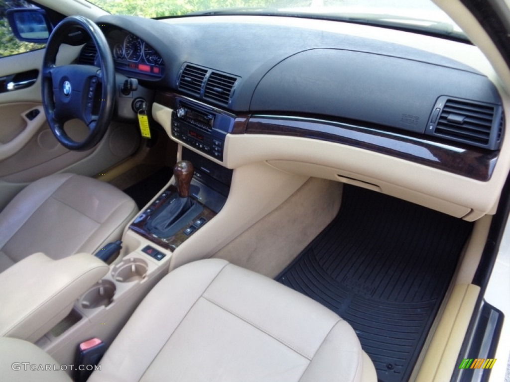 2003 3 Series 330i Sedan - Alpine White / Sand photo #60