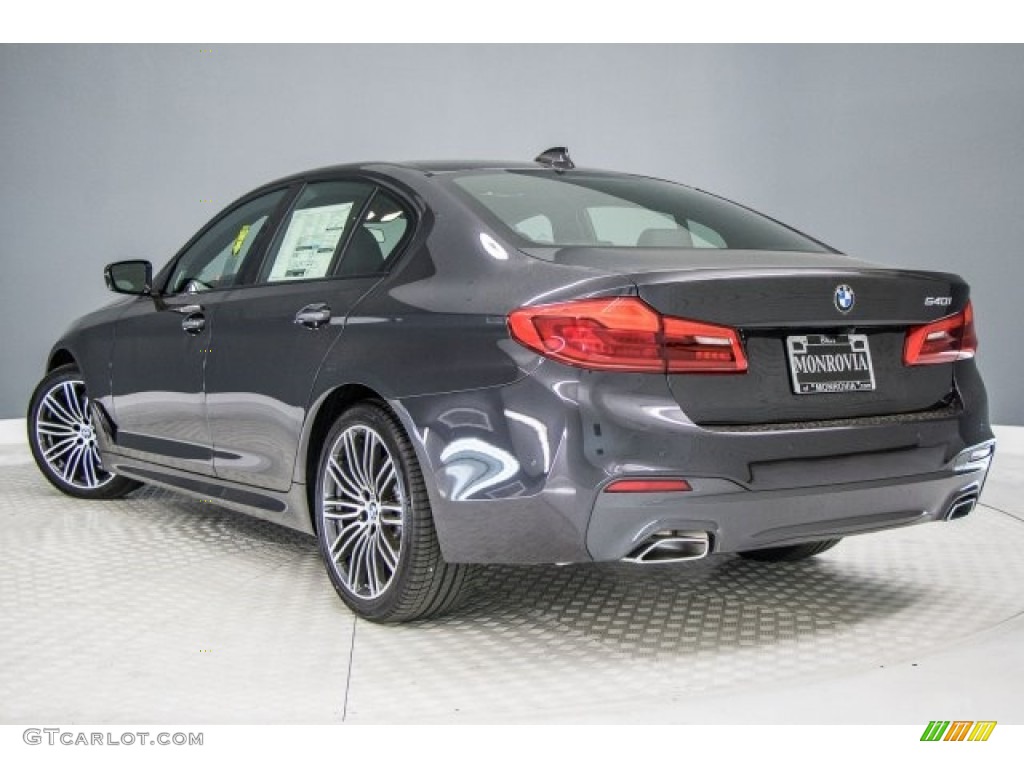 2017 5 Series 540i Sedan - Dark Graphite Metallic / Black photo #3