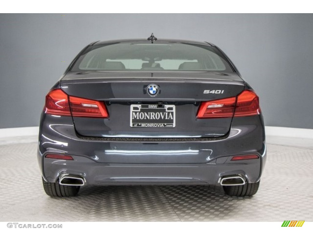 2017 5 Series 540i Sedan - Dark Graphite Metallic / Black photo #4