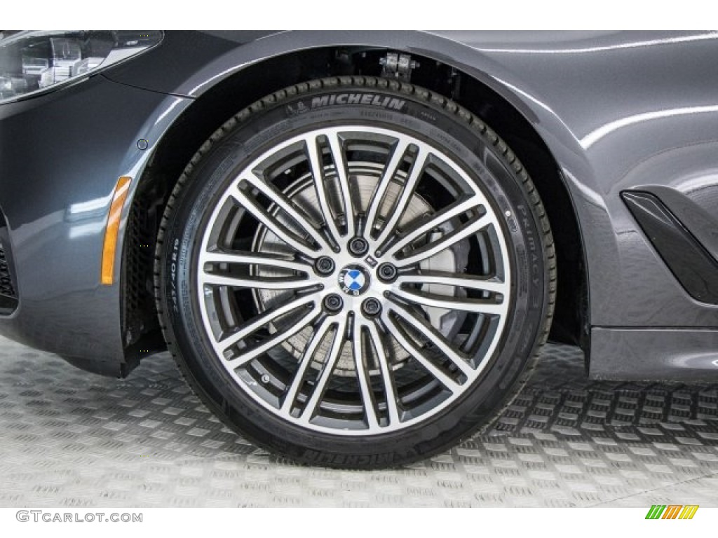 2017 5 Series 540i Sedan - Dark Graphite Metallic / Black photo #8