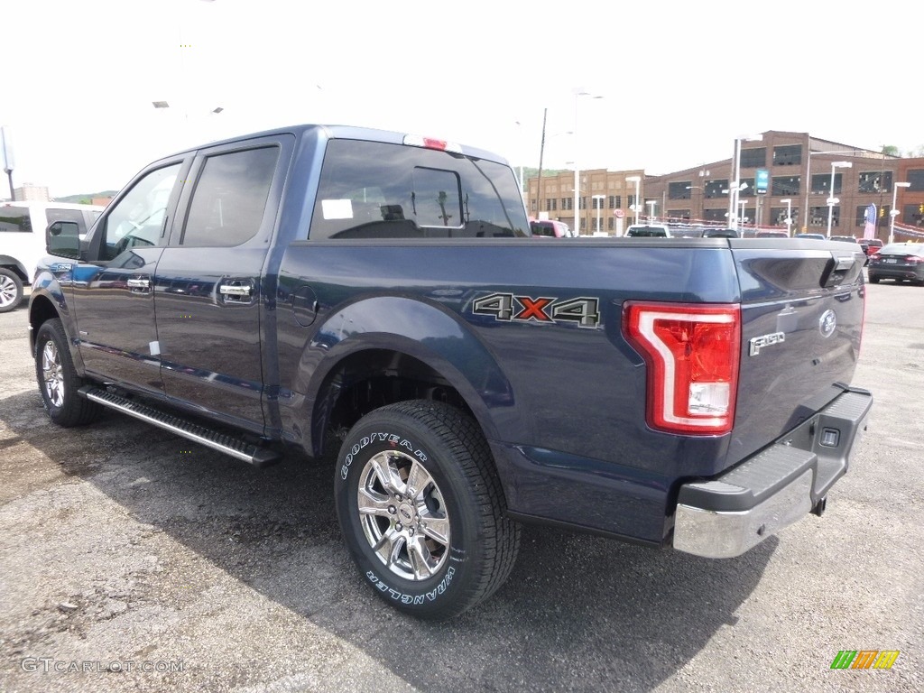 2017 F150 XLT SuperCrew 4x4 - Blue Jeans / Earth Gray photo #4