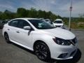 Aspen White 2017 Nissan Sentra SR