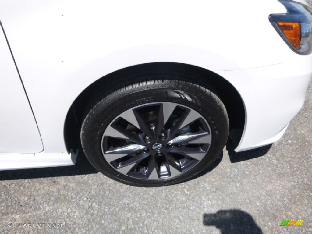 2017 Sentra SR - Aspen White / Charcoal photo #2