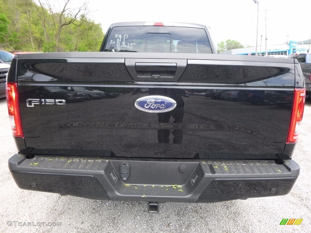 2017 F150 XLT SuperCab 4x4 - Shadow Black / Black photo #3