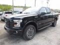 2017 Shadow Black Ford F150 XLT SuperCab 4x4  photo #6