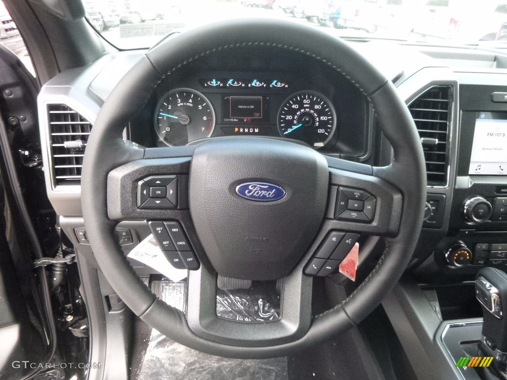 2017 F150 XLT SuperCab 4x4 - Shadow Black / Black photo #16