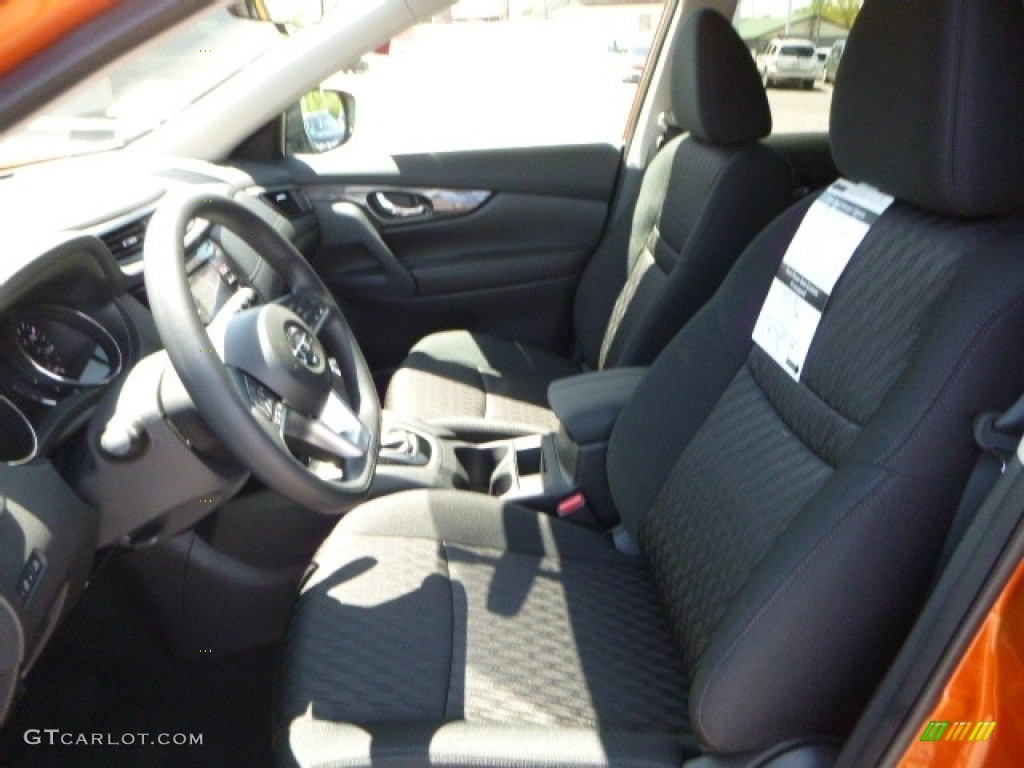 2017 Rogue S AWD - Monarch Orange / Charcoal photo #16
