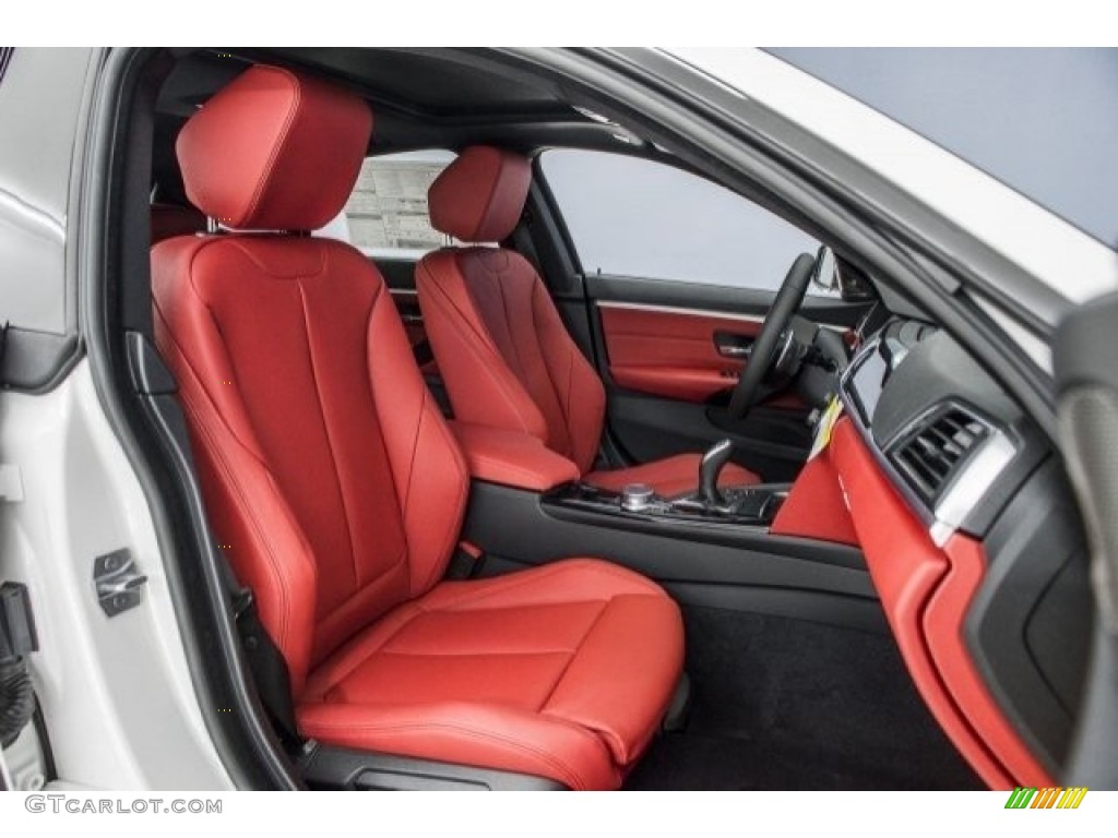 Coral Red Interior 2018 BMW 4 Series 430i Gran Coupe Photo #120181181