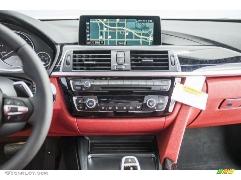 2018 BMW 4 Series 430i Gran Coupe Coral Red Dashboard Photo #120181239