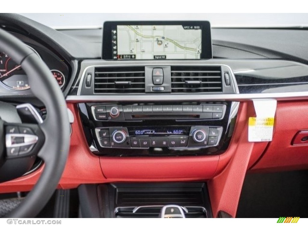 2018 BMW 4 Series 430i Coupe Coral Red Dashboard Photo #120181476