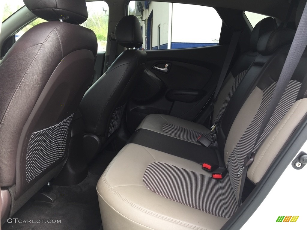 2013 Tucson GLS AWD - Cotton White / Taupe photo #21