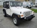 2000 Stone White Jeep Wrangler Sport 4x4  photo #4