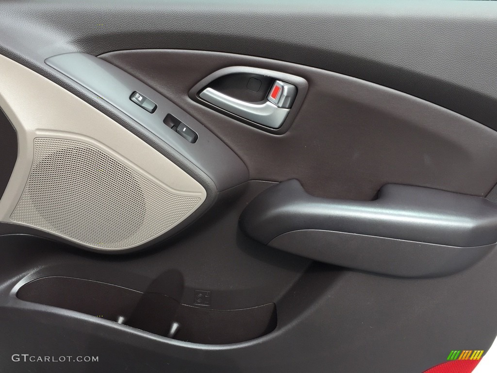 2013 Tucson GLS AWD - Cotton White / Taupe photo #25