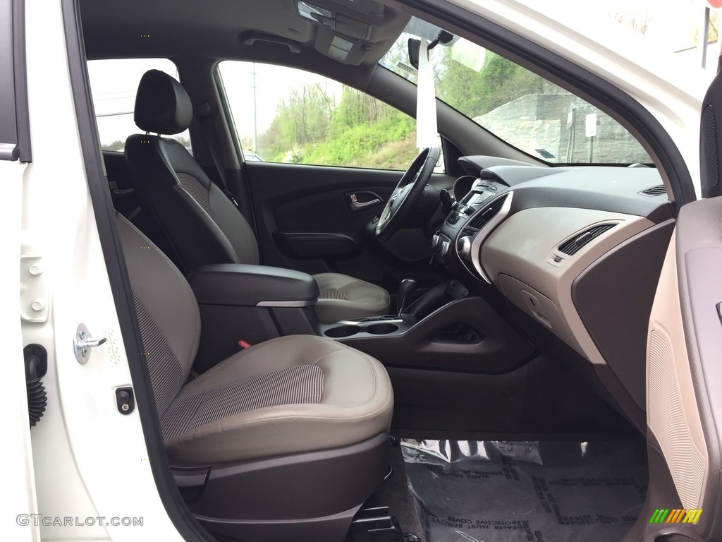 2013 Tucson GLS AWD - Cotton White / Taupe photo #27