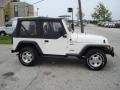 2000 Stone White Jeep Wrangler Sport 4x4  photo #5
