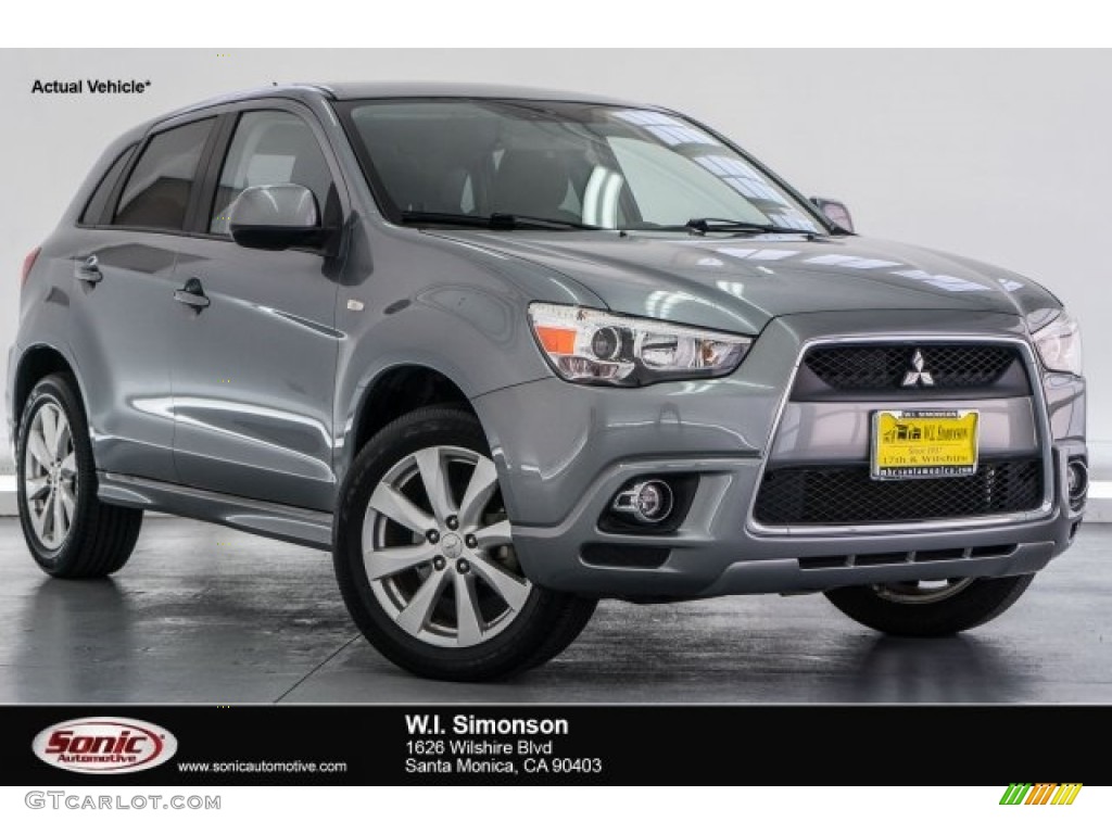 2012 Outlander Sport SE - Mercury Gray Pearl / Black photo #1