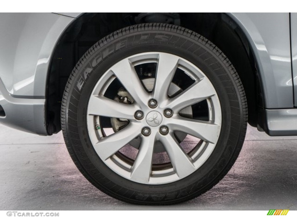 2012 Outlander Sport SE - Mercury Gray Pearl / Black photo #8
