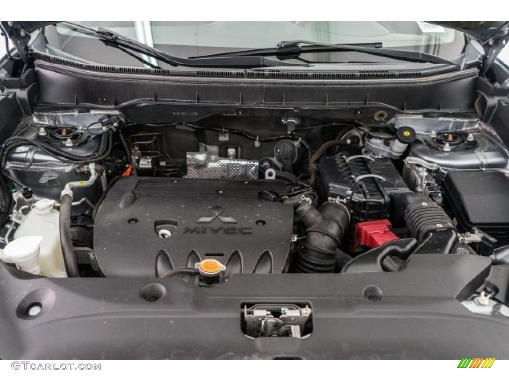 2012 Outlander Sport SE - Mercury Gray Pearl / Black photo #9
