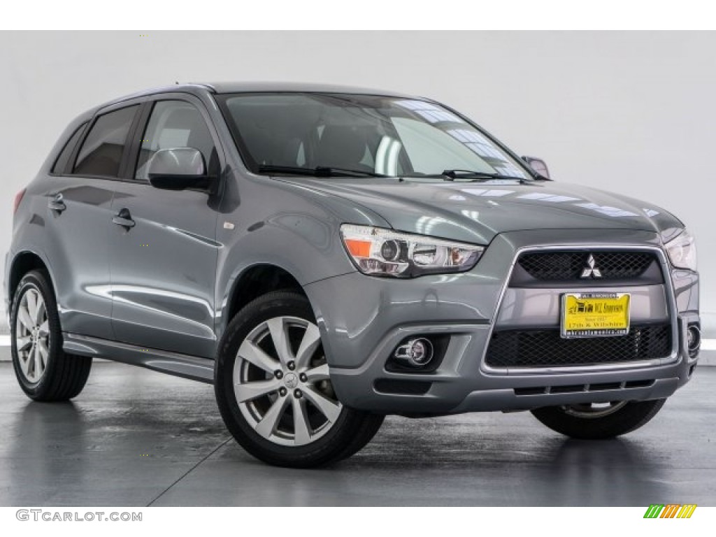 2012 Outlander Sport SE - Mercury Gray Pearl / Black photo #12