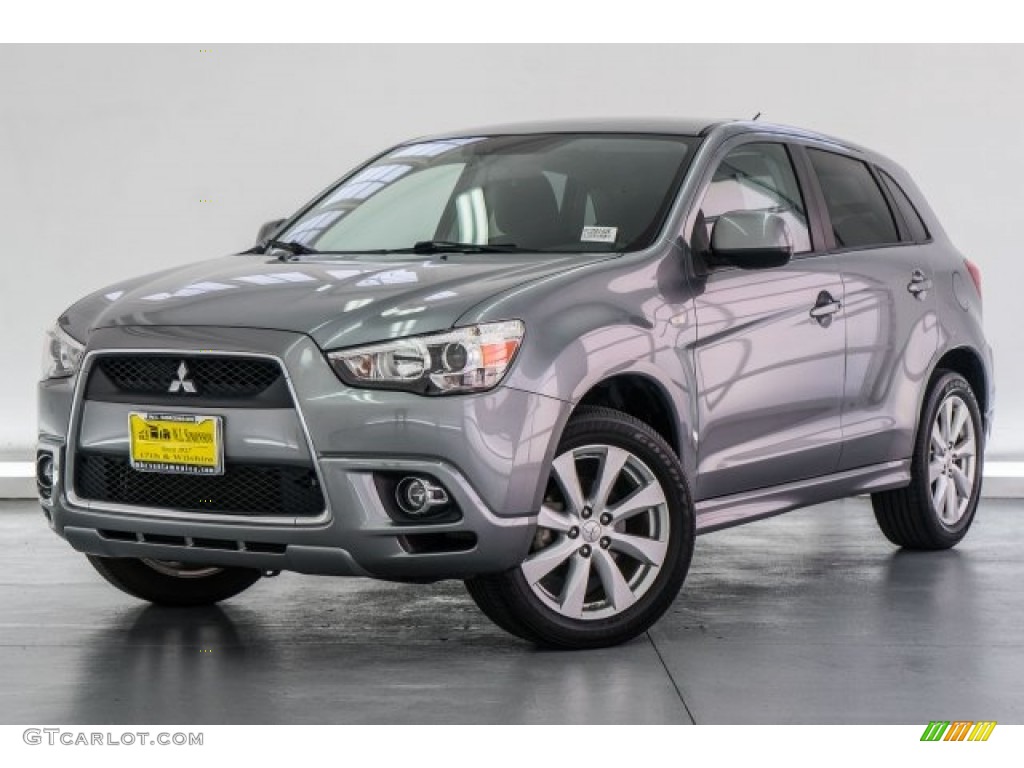 2012 Outlander Sport SE - Mercury Gray Pearl / Black photo #15