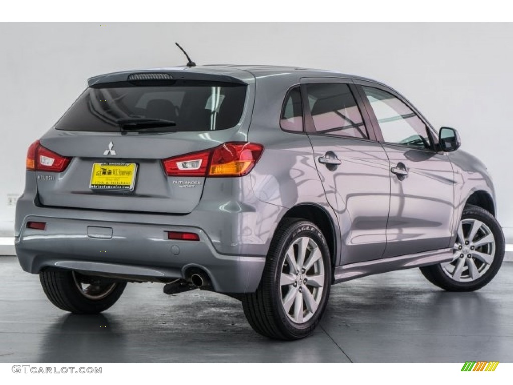 2012 Outlander Sport SE - Mercury Gray Pearl / Black photo #16