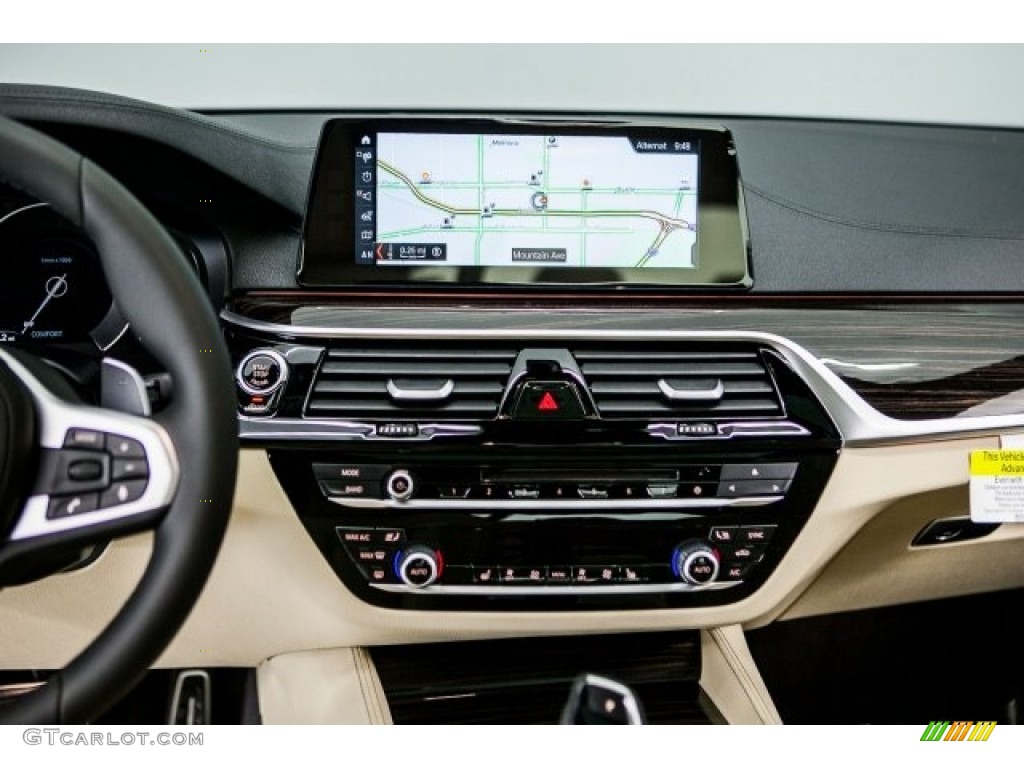 2017 5 Series 530i Sedan - Mediterranean Blue Metallic / Canberra Beige photo #6