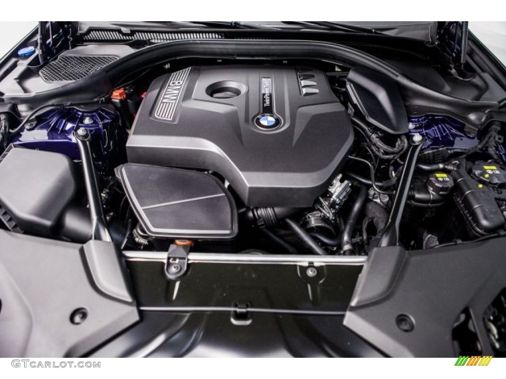 2017 5 Series 530i Sedan - Mediterranean Blue Metallic / Canberra Beige photo #8