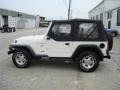 2000 Stone White Jeep Wrangler Sport 4x4  photo #9